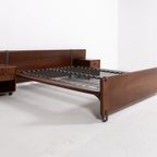 Double Bed With Nightstands / Bedframe Met Nachtkastjes By Fabio Lenci For Bernini, 1970S Italy thumbnail 10