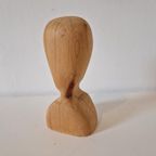 Houten Beeldje Kunst Buste thumbnail 4