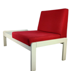 Mid Century Eenzitsbankje Met Tafel 1970S thumbnail 3
