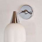 Vintage Circe Antonangeli Illuminazione Wandlamp Glas Metaal thumbnail 13