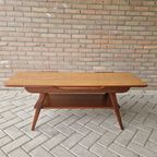 Vintage Salontafel Omkeerbaar Blad Teakhouten Salontafel thumbnail 14