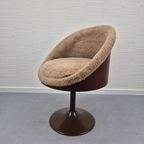 Krukje Met Lage Rugleuning. Vintage Stoeltje Tulp Model. thumbnail 3