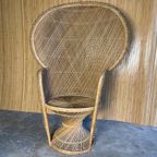 Vintage Rattan Peacock Chair 'Emmanuelle' thumbnail 3