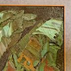 Mid Century Olieverf Op Linnen Schilderij Zonnebloemen thumbnail 6