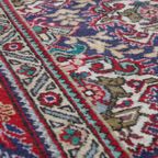 Handgeknoopt Oosters Vloerkleed Met Onder Andere Rood En Blauwe Kleuren 298x205cm thumbnail 2