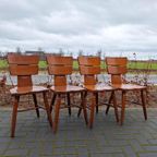 Vintage Rotan Fauteuil, Fifties Design, Rohe Van Sliedrecht thumbnail 19