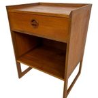 Vintage Arne Wahl Iversen Bijzettafel Nachtkastje 60's Teak thumbnail 18