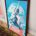 Vintage Coca Cola Poster Uit 1982, Mooi Ingelijst 👌 thumbnail 3