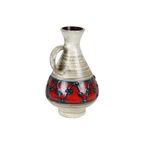 Vaas Klein West Germany Dumbler Breiden Rood Beige 21Cm thumbnail 5