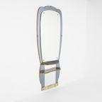 Italian Mid-century Modern Full Length Mirror / Spiegel / Wandspiegel From Crystal Art 1960s thumbnail 2