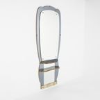 Italian Mid-Century Modern Full Length Mirror / Spiegel / Wandspiegel From Crystal Art, 1960S thumbnail 2