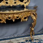 Console In Louis Xv-Stijl Met Spiegel. thumbnail 6