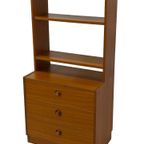 Vintage Wandkast Scandinavisch Teak Kastje Lades 1960 Design thumbnail 8