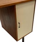 Vintage Bureau Desk Jaren 60 Teak Fineer Werkplek thumbnail 9