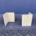 Vintage Travertin Salontafel thumbnail 11