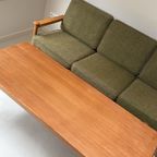 Vintage Houten Zithoek / Bank / Fauteuils / Salontafel thumbnail 10