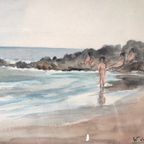 Walter Jonckheere - Aquarel - St Augustin thumbnail 3