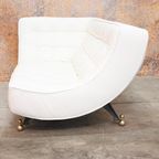 Nieuwbeklede Witte Leren Montis Quintus Design Chaise Longue thumbnail 8