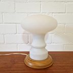 Opaalglazen Mushroom Lamp, 1970S thumbnail 3