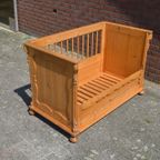 Kinderbedje Oud Grenen Opknapper thumbnail 5