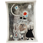 Joan Miró (1893-1983) – Woman And Birds In Front Of The Sun thumbnail 2