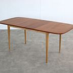 Vintage Eettafel | Tafel | Verlengbaar | Jaren 60 | Zweeds thumbnail 9