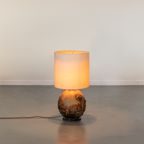 Vintage Danish Ceramic Relief Table Lamp / Tafellamp, 1960’s thumbnail 3
