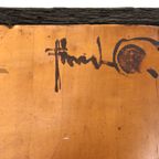 Vintage Schilderij Finn Lorentzen Koper thumbnail 5