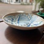 Handmade Gesigneerde Keramiek Schaal Pauw Vintage thumbnail 5