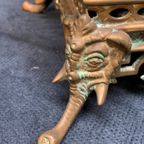 Bloempot. Bronzen Massief. thumbnail 3