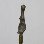 Sculpture Female Figure On Apple By Godfried Pieters thumbnail 10