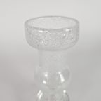 Leerdam Glas - Design Floris Meydam - Dikwandig - Transparant Met Ingesloten Luchtbellen - 70'S thumbnail 5