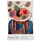 David Hockney, 'flowers, Apple & Pear On A Table, July 1986 thumbnail 2