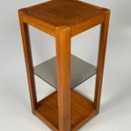 Vintage Pilaar / Etagère / Plantenstaander, Uldum Mobler, Denemarken 1970'S thumbnail 12