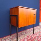 Retro Vintage Teak Fineer Mini Bureau, Bureautje, Desk, Kast thumbnail 6