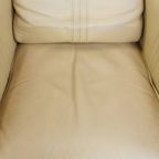 Prachtige Art Deco Schuitema Design Fauteuil In Geel Leer Met Een Hoge Rug Uit De Decoforma Serie thumbnail 7