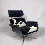 Vintage Cowhide Draaifauteuil thumbnail 5