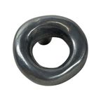 Handmade - Ring Shaped Drawer / Door Pull Or Handle - Casted Aluminum (New Old Stock) - Made In I thumbnail 4