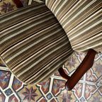 Vintage Gestreepte Fauteuil thumbnail 6