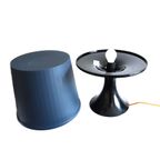 Vintage Ikea Tafellamp Donker Blauw Design Magnus Elebäck & Cärl Öjerstam, Jaren '90 thumbnail 4