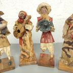 6 Mexicaanse Papier-Maché Poppen thumbnail 4