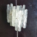 Vintage Space Age Ice Glass Sconce, Ice Lamp, Sputnik, 1960S Lucite Sputnik Era Wall Light Lamp thumbnail 4