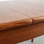 Engelse, Ovale, Uittrektafel In Teak Fineer 69020 thumbnail 7