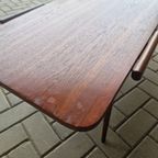 Vintage Salontafel Omkeerbaar Blad Teakhouten Salontafel thumbnail 5
