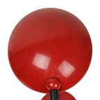 Vintage Rode Ufo Lamp Bureaulamp Space Age Design Mushroom Massive 40Cm thumbnail 10