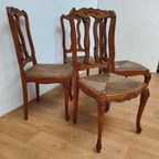 Vintage Landelijke Stoelen Eettafelstoelen Eetkamerstoelen Set Prijs thumbnail 4