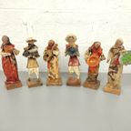 6 Mexicaanse Papier-Maché Poppen thumbnail 6