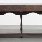 Unieke Antieke Side Table/ Dresser Uit Begin 18e Eeuw Met Een Onvoorstelbaar Patina thumbnail 14