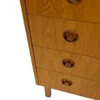 Vintage Ladekast Kastje Jaren 60 Teak Fineer Commode Design thumbnail 7