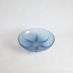 Blue Glass Papyrus Bowl By Verlys Verrerie, 1930S thumbnail 8